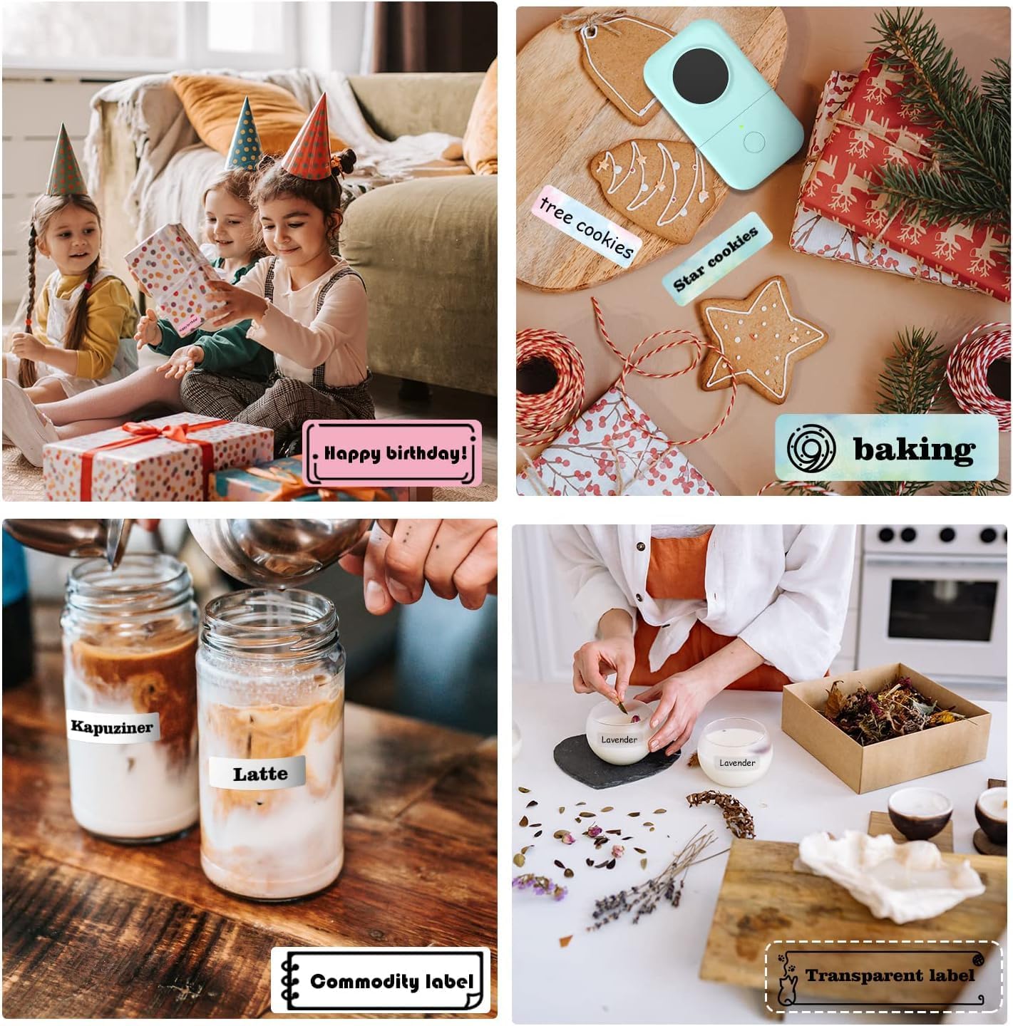 Phomemo Handheld Bluetooth - Mini Label Maker Printer - D30 Pink - Image 7