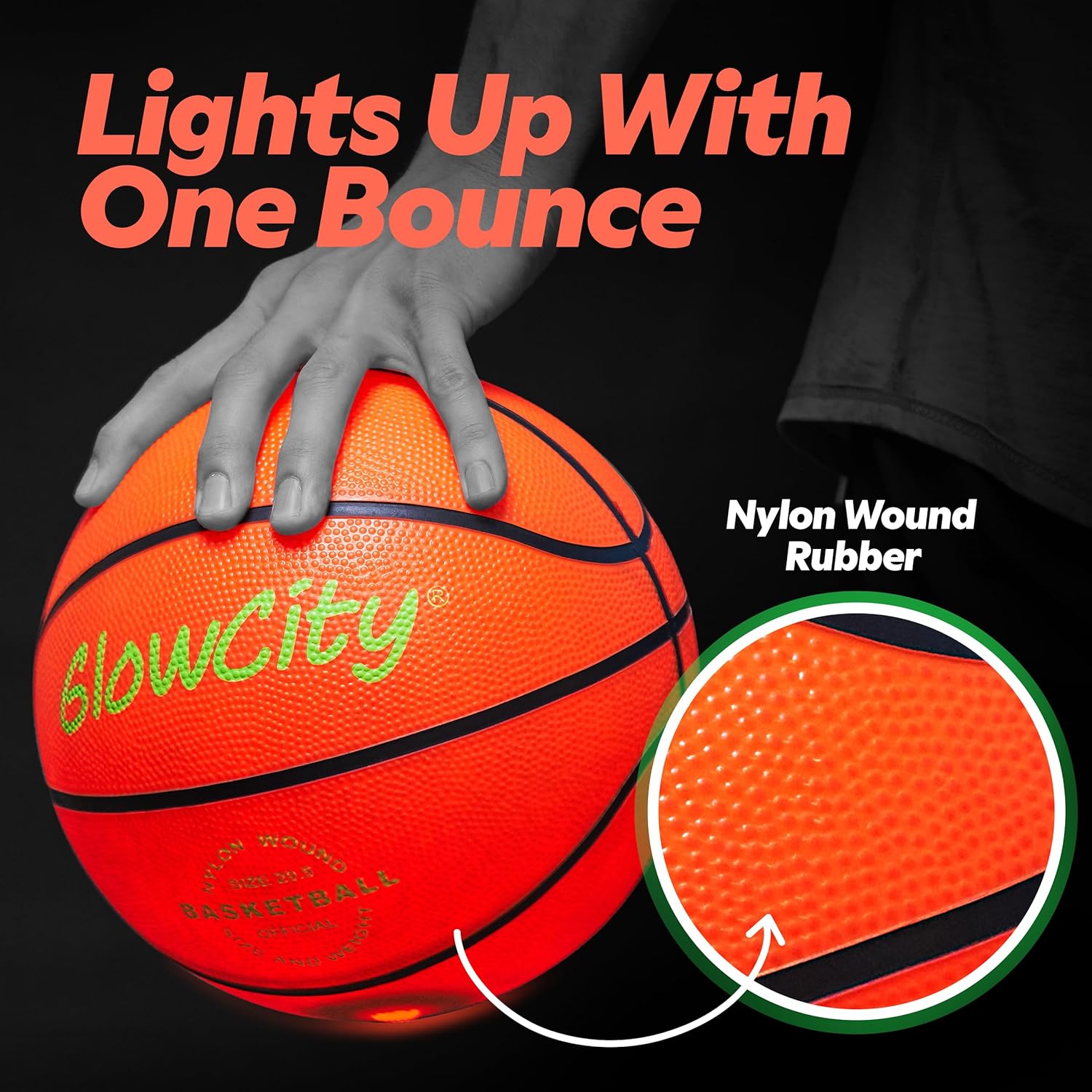 GlowCity Glow in The Dark Basketball - Image 4