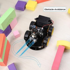 ELEGOO UNO R3 Smart Robot Car Kit V4 – STEM Coding Toy for Kids & Teens (Ages 8-16) - US-EL-KIT-012