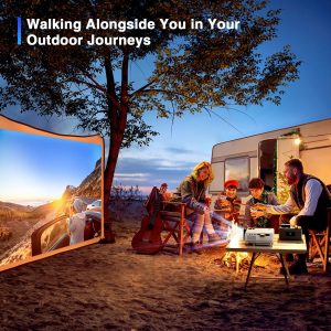 AuKing Mini Projector, HD 1080P New ‎M8-F