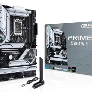 ASUS Prime Z790-A WiFi 6E LGA 1700(Intel 14th,13th,12th) ATX Motherboard (16+1 DrMOS, PCIe 5.0,DDR5,4X M.2 Slots,2.5 Gb LAN,USB 3.2 Gen 2 Front Panel Type-C, Thunderbolt 4/USB4, DP)