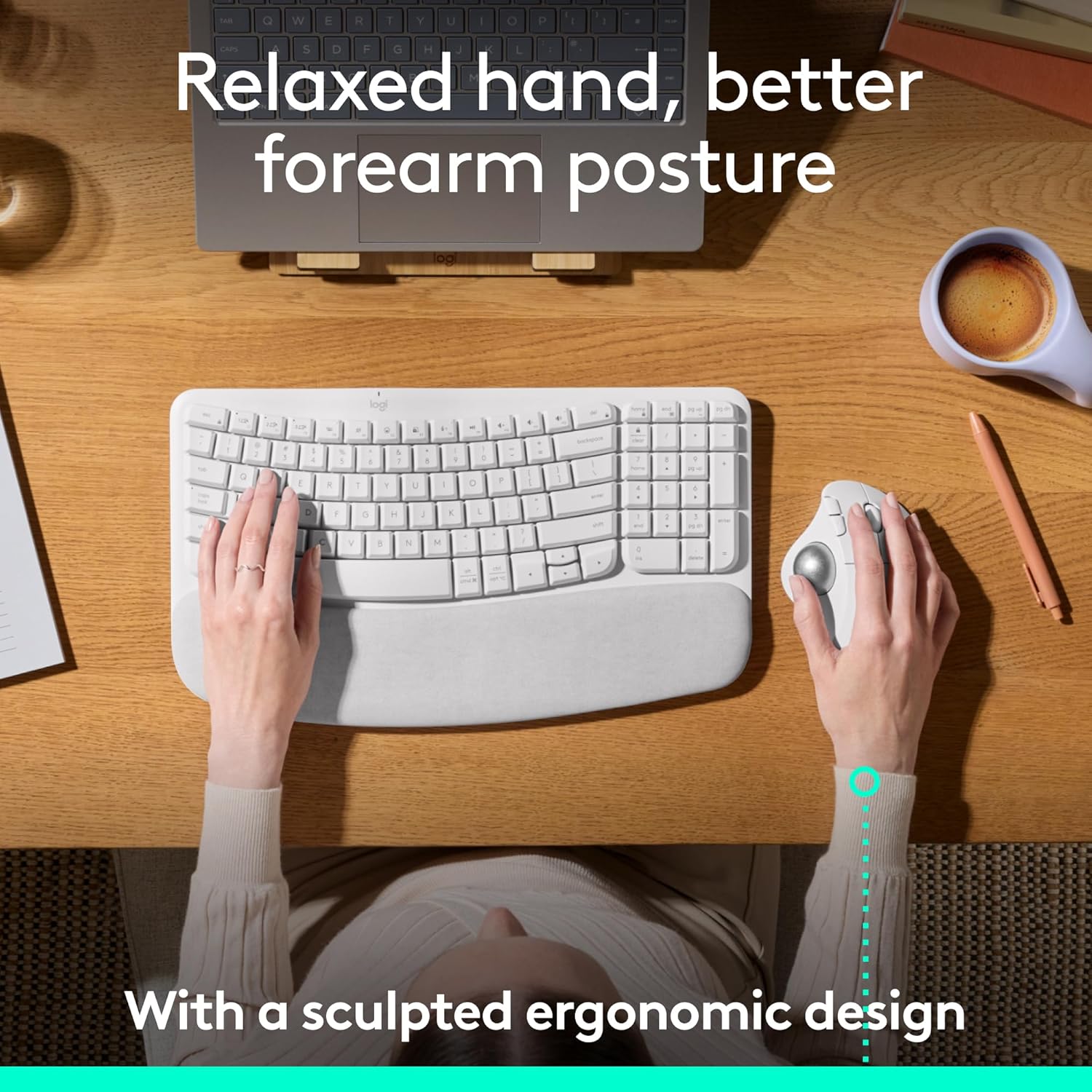 Logitech Ergo Series ERGO M575S - trackball - Bluetooth, 2.4 GHz - graphite - Image 18