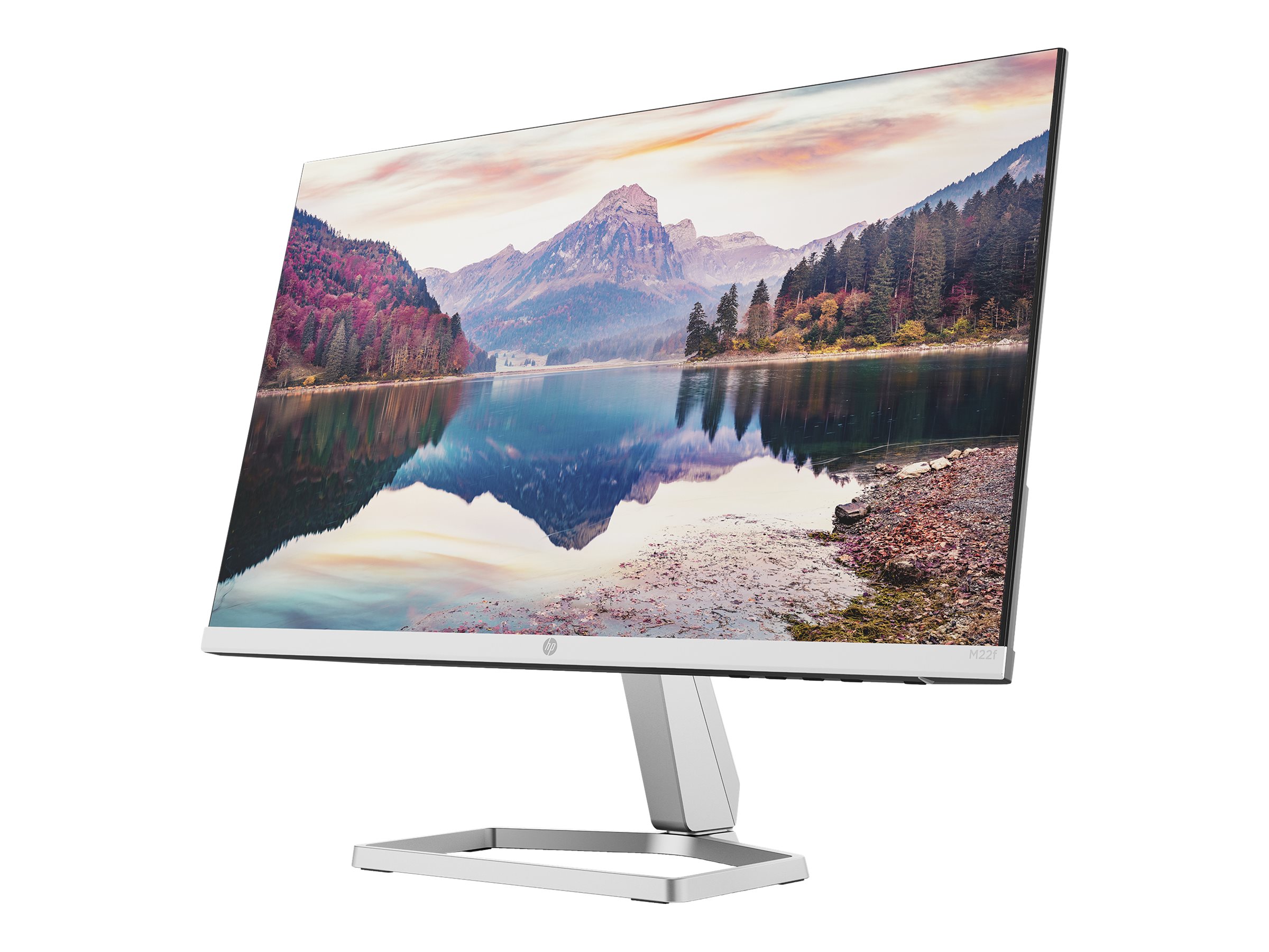 HP M22f - M-Series - LED monitor - 22" (21.5" viewable) - 1920 x 1080 Full HD (1080p) @ 75 Hz - IPS - 300 cd/m² - 1000:1 - 5 ms - HDMI, VGA - Image 3