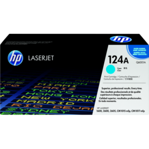 HP 124A - cyan - original - LaserJet - toner cartridge (Q6001A)