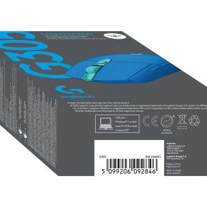 Logitech G G305 - mouse - 2.4 GHz - blue