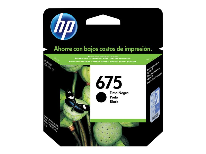 HP 675 - black - original - Ink Advantage - ink cartridge - Image 2