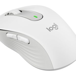 Logitech Signature M650 - mouse - small hands - Bluetooth, 2.4 GHz - off-white