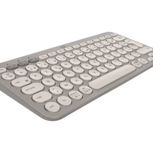Logitech K380 Multi-Device Bluetooth Wireless Keyboard - Sand - keyboard - sand Input Device