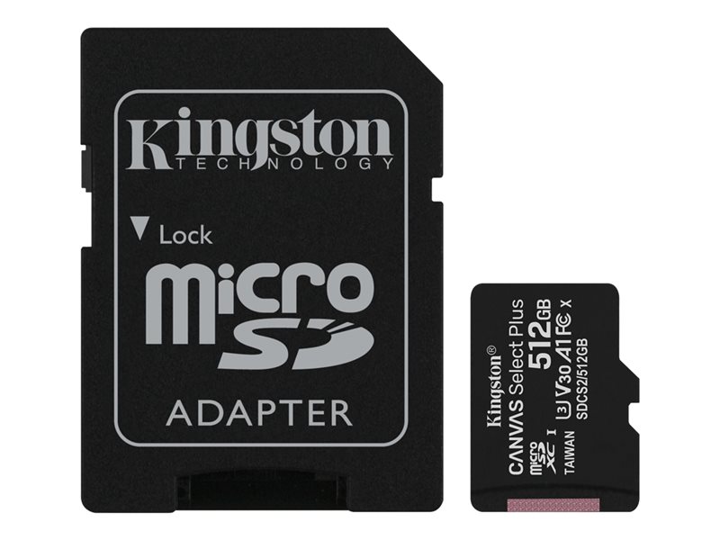Kingston Canvas Select Plus - flash memory card - 512 GB - microSDXC UHS-I - Image 2