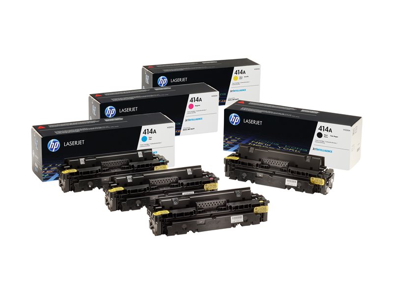 HP 414A - yellow - original - LaserJet - toner cartridge (W2022A) - Image 3