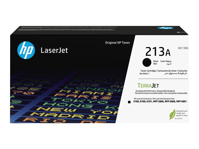 HP 213A - black - original - LaserJet - toner cartridge (W2130A) - Image 6