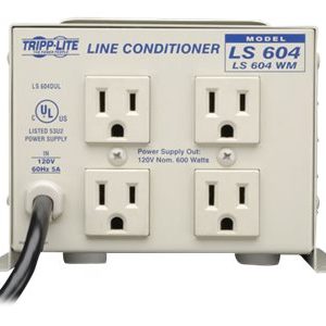 Tripp Lite 600W Line Conditioner w/ AVR / Surge Protection 120V 5A 60Hz 4 Outlet Power Conditioner - line conditioner - 600 Watt