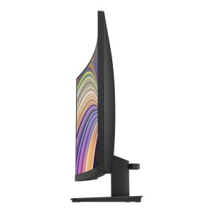 HP V27c G5 - LED monitor - curved - 27" - 1920 x 1080 Full HD (1080p) @ 75 Hz - VA - 300 cd/m² - 3000:1 - 5 ms - HDMI, DisplayPort - speakers - black