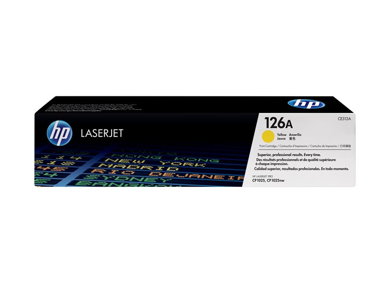 HP 126A - yellow - original - LaserJet - toner cartridge (CE312A) - Image 18