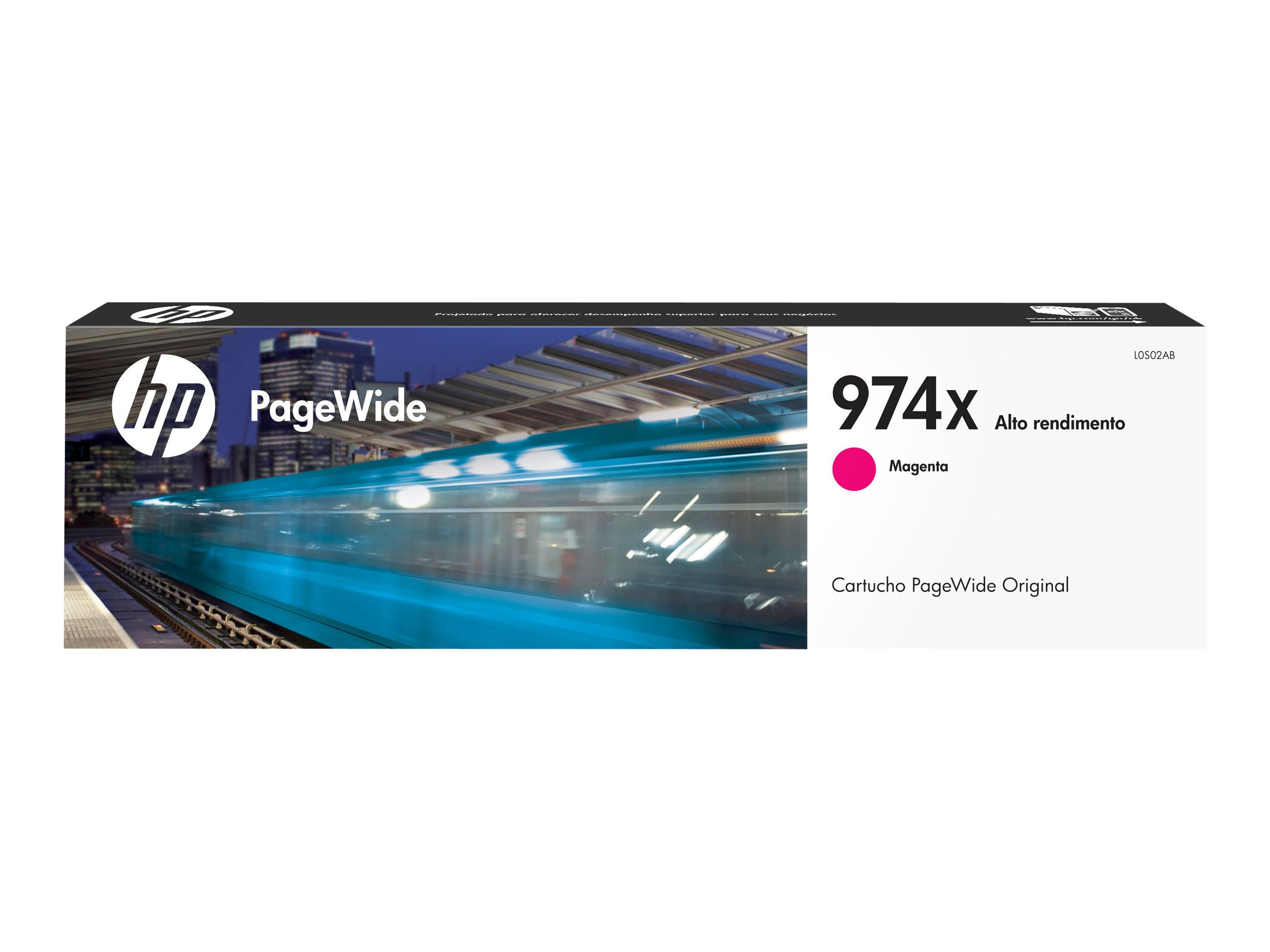HP 974X - High Yield - magenta - original - PageWide - ink cartridge - Image 4