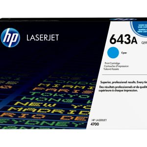 HP 643A - cyan - original - LaserJet - toner cartridge (Q5951A)