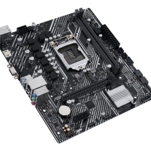 ASUS PRIME H510M-K - Motherboard - micro ATX - LGA1200 Socket - H510 Chipset - USB 3.2 Gen 1 - Gigabit LAN - onboard graphics (CPU required) - HD Audio (8-channel)