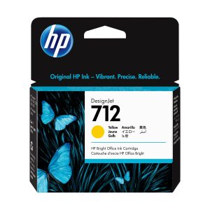 HP 712 - yellow - original - DesignJet - ink cartridge