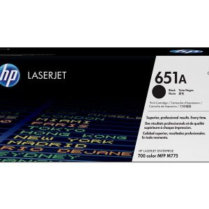 HP 651A - black - original - LaserJet - toner cartridge (CE340A)