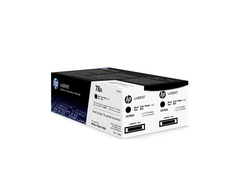 HP 78A - 2-pack - black - original - LaserJet - toner cartridge (CE278AD) - Image 14
