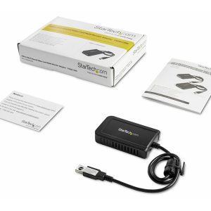 StarTech.com USB to VGA Adapter - 1920x1200 - External Video & Graphics Card - Dual Monitor Display Adapter - Supports Windows (USB2VGAE3) - USB / VGA adapter - USB to HD-15 (VGA) - TAA Compliant - 50 cm