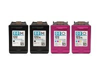 HP 122 - yellow, cyan, magenta - original - ink cartridge