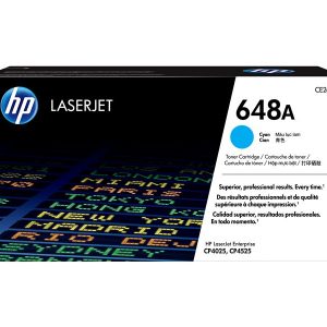 HP 648A - cyan - original - LaserJet - toner cartridge (CE261A)