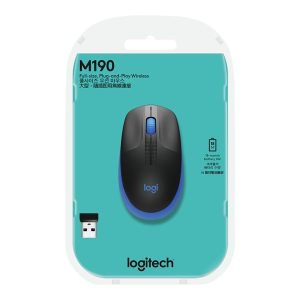 Logitech M190 - mouse - blue