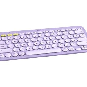 Logitech K380 Multi-Device Bluetooth Wireless Keyboard - Lavender Lemonade - keyboard - lavender, lemonade Input Device