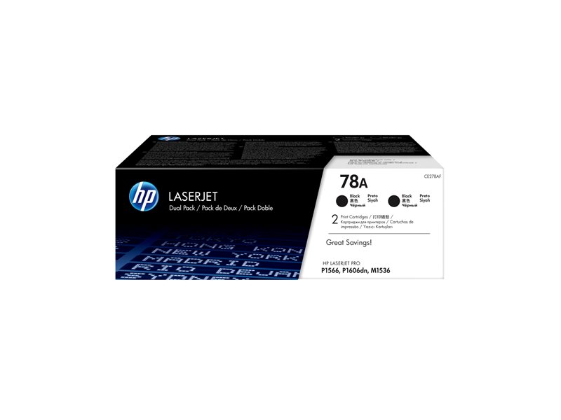 HP 78A - 2-pack - black - original - LaserJet - toner cartridge (CE278AD) - Image 16