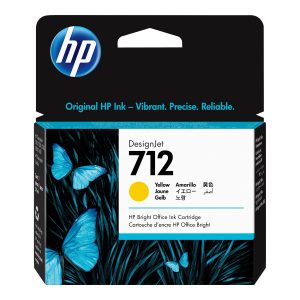 HP 712 - yellow - original - DesignJet - ink cartridge