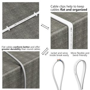 Jadaol - Cat6 Ethernet Cable - 50ft Outdoor and Indoor