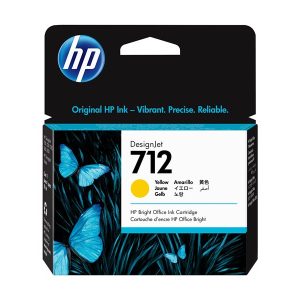 HP 712 - yellow - original - DesignJet - ink cartridge