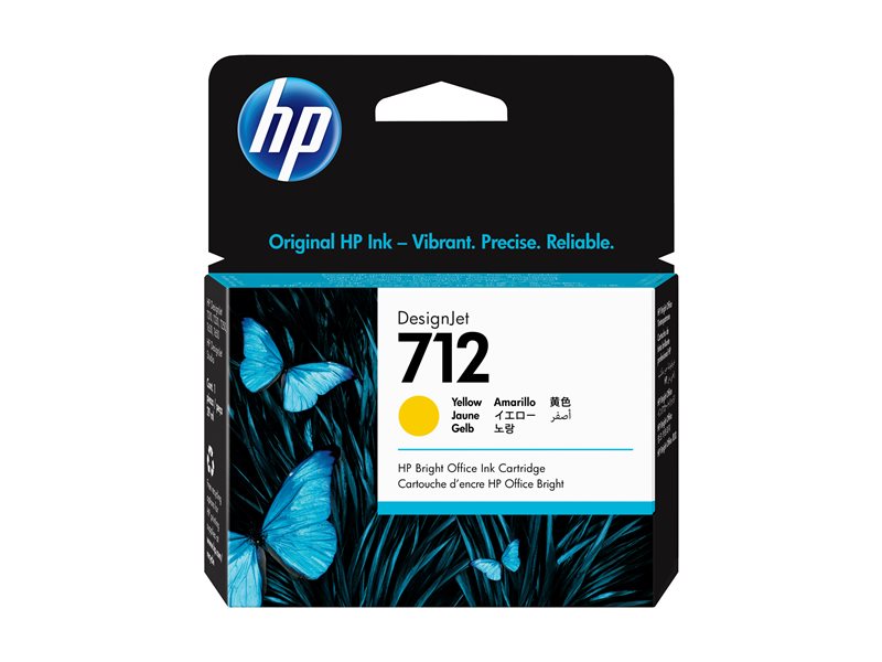 HP 712 - yellow - original - DesignJet - ink cartridge - Image 5