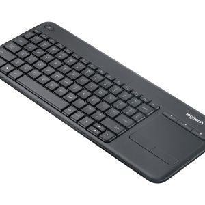Logitech Wireless Touch Keyboard K400 Plus - keyboard - with touchpad - QWERTY - US International - black Input Device