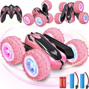 Kkones Remote Control Stunt Car - Pink