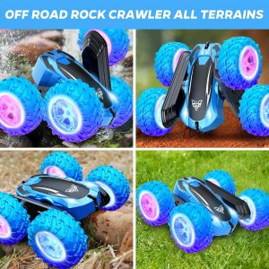 Kkones Remote Control Stunt Car - Blue