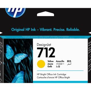 HP 712 - yellow - original - DesignJet - ink cartridge