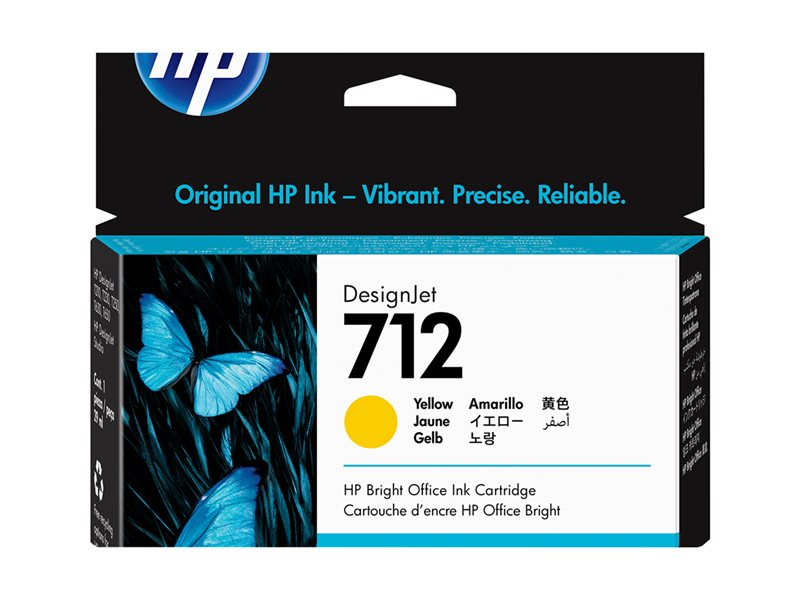 HP 712 - yellow - original - DesignJet - ink cartridge - Image 6