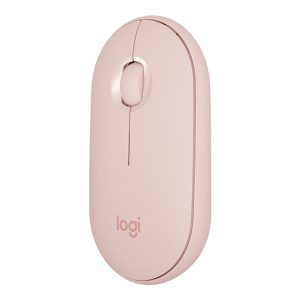 Logitech Pebble M350 - mouse - Bluetooth, 2.4 GHz - rose