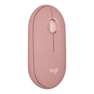 Logitech Pebble Mouse 2 M350s - mouse - Bluetooth - tonal rose