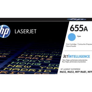HP 655A - cyan - original - LaserJet - toner cartridge (CF451A)