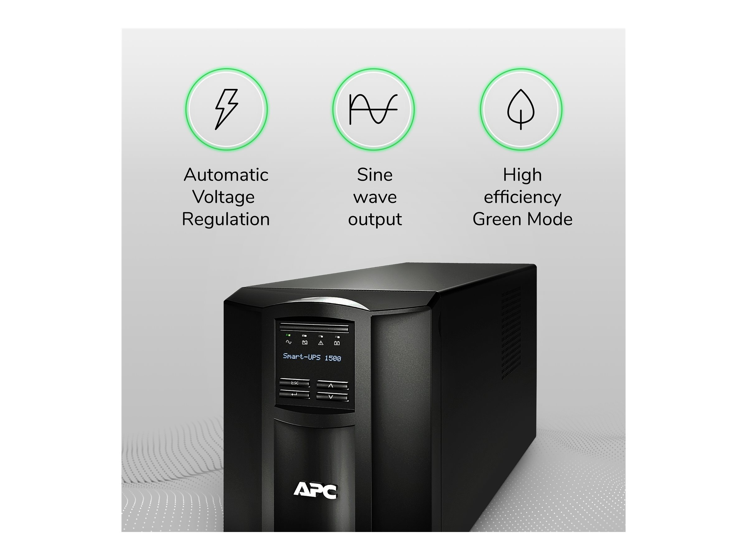 APC Smart-UPS 1500 LCD - UPS - 1 kW - 1440 VA - with APC SmartConnect - Image 3