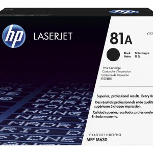 HP 81A - black - original - LaserJet - toner cartridge (CF281A)