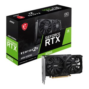 MSI GeForce RTX 3050 VENTUS 2X 6G OC - graphics card - GF RTX 3050 - 6 GB