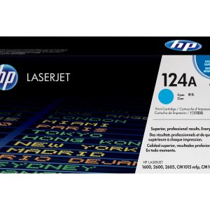 HP 124A - cyan - original - LaserJet - toner cartridge (Q6001A)