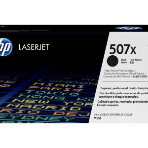 HP 507X - High Yield - black - original - LaserJet - toner cartridge (CE400X)