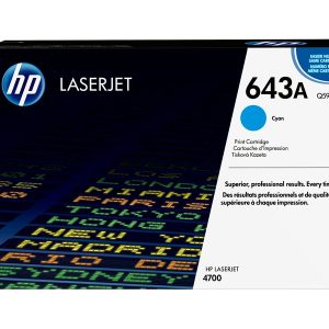 HP 643A - cyan - original - LaserJet - toner cartridge (Q5951A)