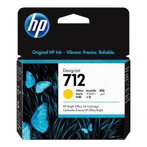 HP 712 - yellow - original - DesignJet - ink cartridge