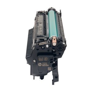 HP 655A - black - original - LaserJet - toner cartridge (CF450A)